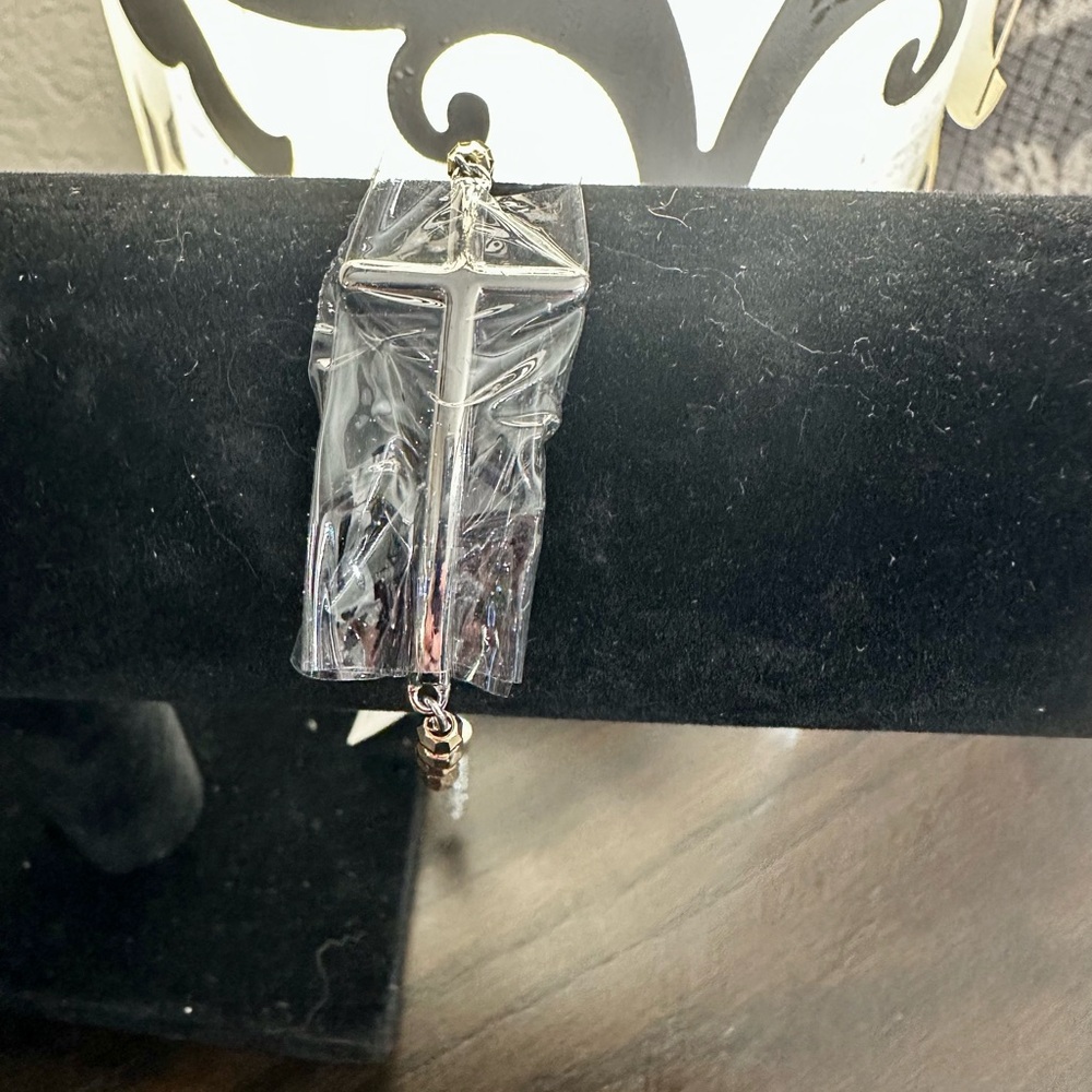 Park Lane Miracle Silver Cross Bracelet